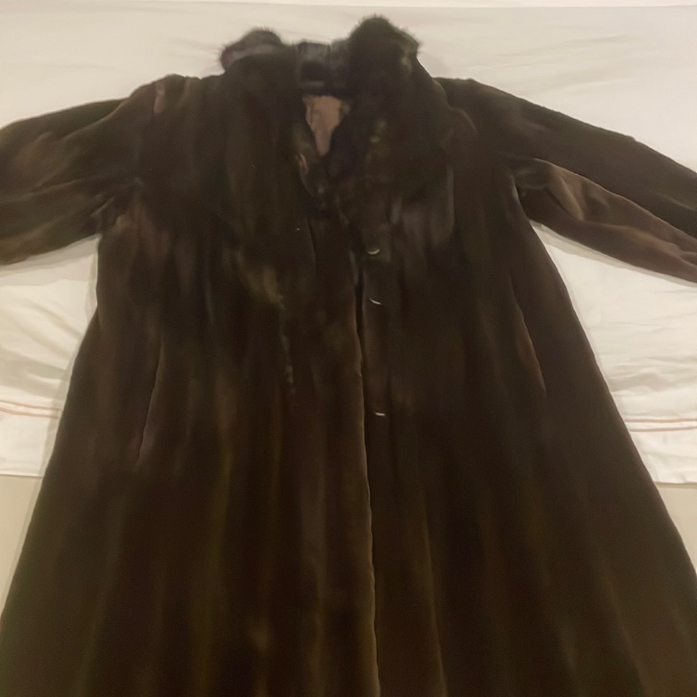 Authentic Mink Coat, Some sheared some long haired. In mint condition